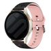 Amazfit Active Flower Silicone Strap (Black/Light Pink)