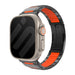 Bracelet acier hybride Apple Watch (noir/orange)