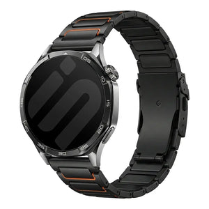 Amazfit Balance 3 Turtle Titanium Strap (Black/Orange)