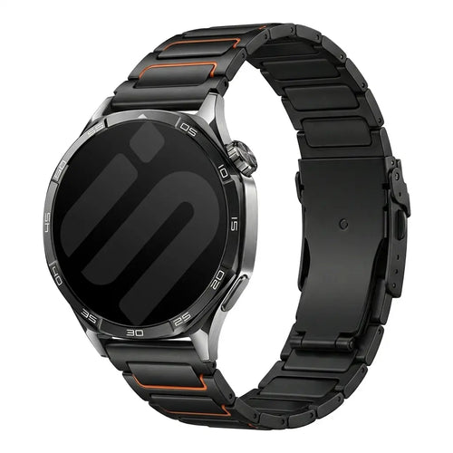 Amazfit Balance 3 Turtle Titanium Strap (Black/Orange)