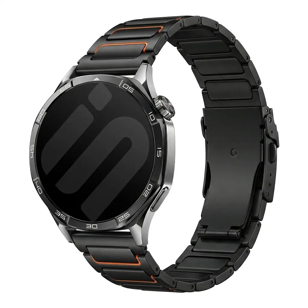 OnePlus Watch Turtle Titanium Strap (Black/Orange)
