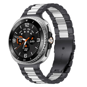 Samsung Galaxy Watch 9 - 44mm Steel Strap (Black/Silver)