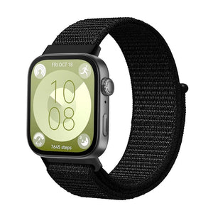 Bracelet nylon Classic Huawei Watch Fit 4 (noir)