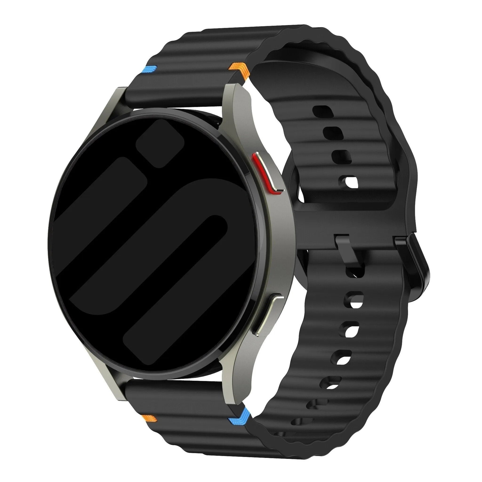 Suunto 9 Peak Wave Silicone Strap (Black)