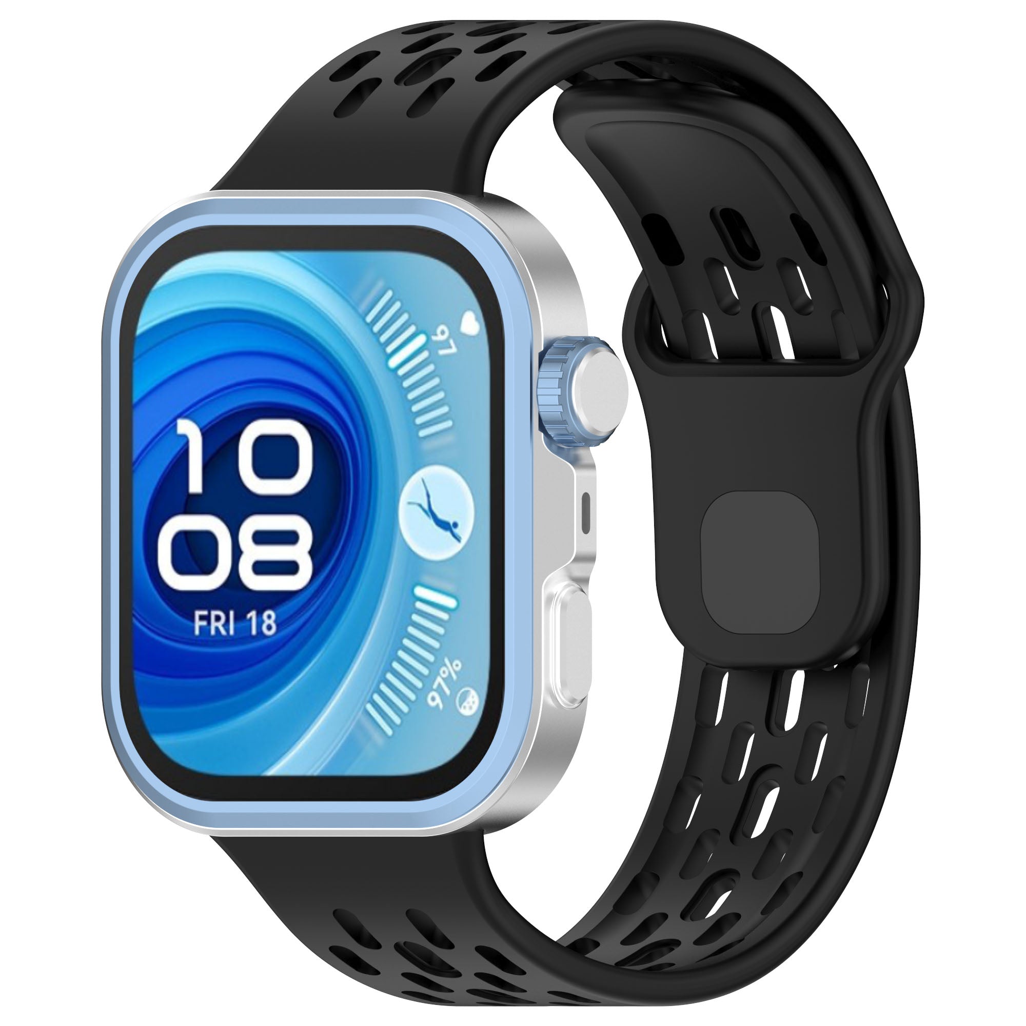 Bracelet air silicone Huawei Watch Fit 5 Pro (noir)