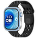 Bracelet air silicone Huawei Watch Fit 4 Pro (noir)