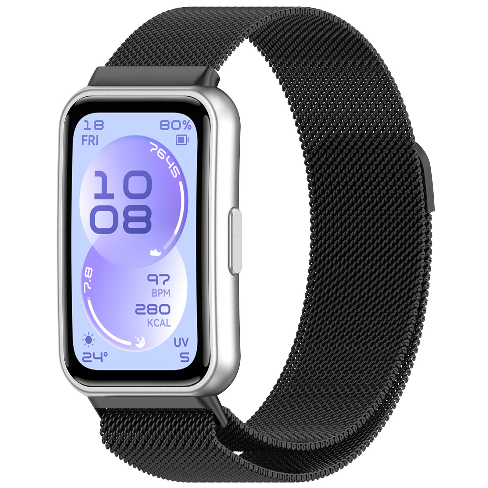 Bracelet milanais Huawei Band 11 Pro (noir)