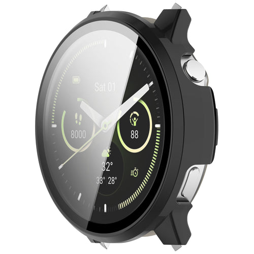 Coque dure avec verre Garmin Venu 4 - 45mm (noir)