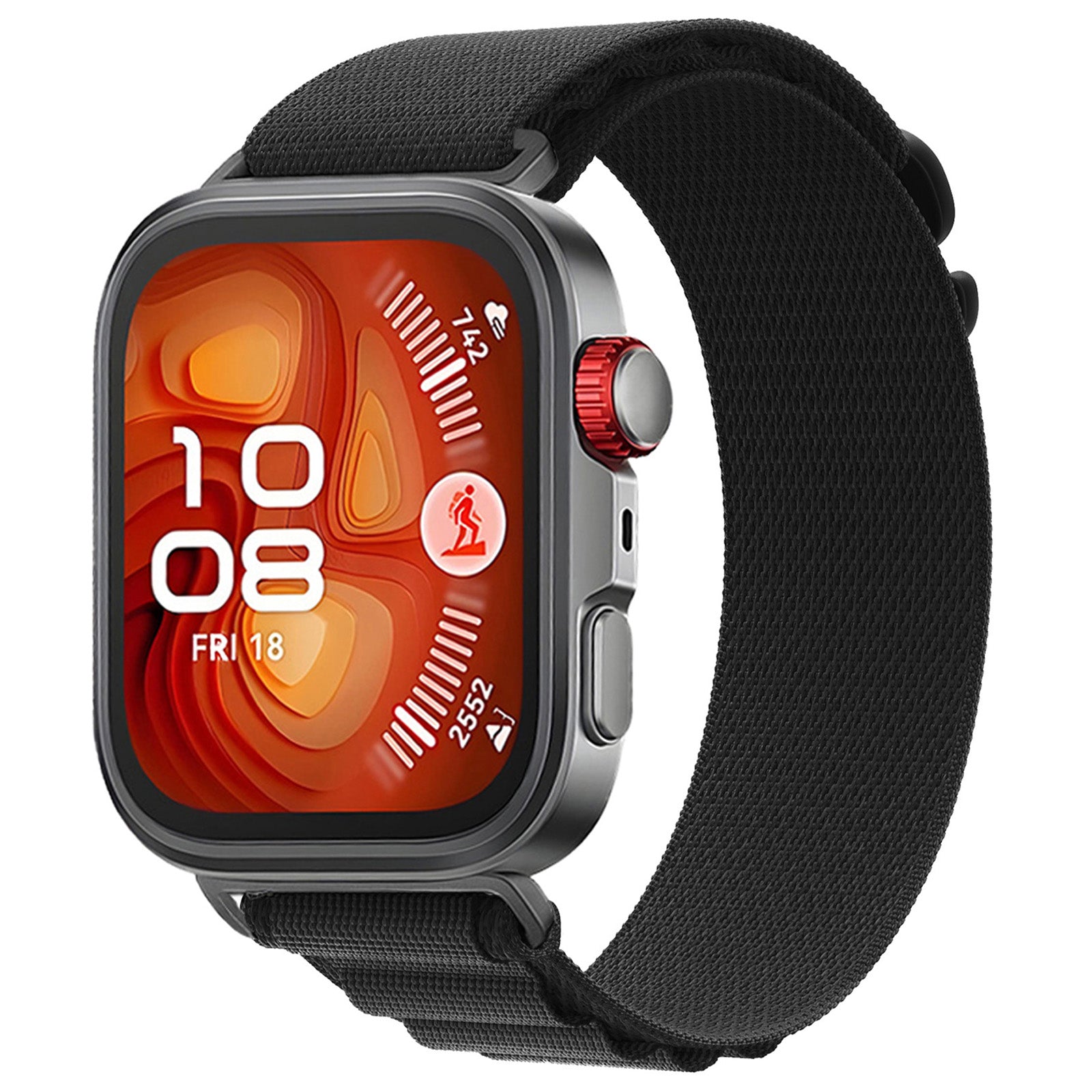 Bracelet Alpine nylon Huawei Watch Fit 5 Pro (noir)