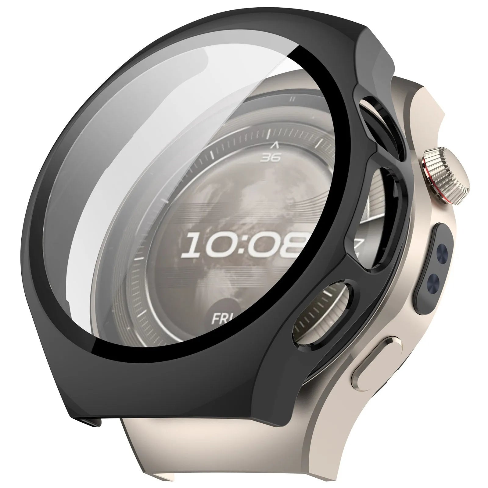 Huawei Watch 5 - 42mm Hard Case with Glass (Black)