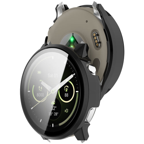 Coque dure avec verre Garmin Venu 4 - 45mm (noir)