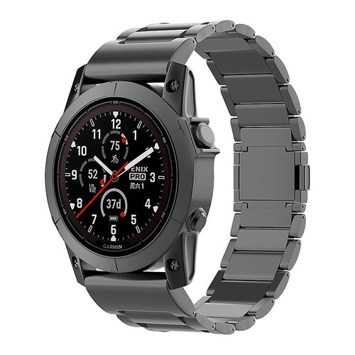 Bracelet titane magnétique Garmin Instinct E - 45mm (noir)
