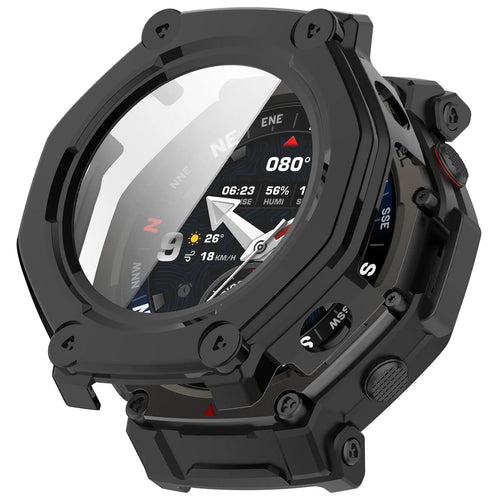Coque en verre Amazfit T-Rex 3 Pro - 44mm PC (noir)
