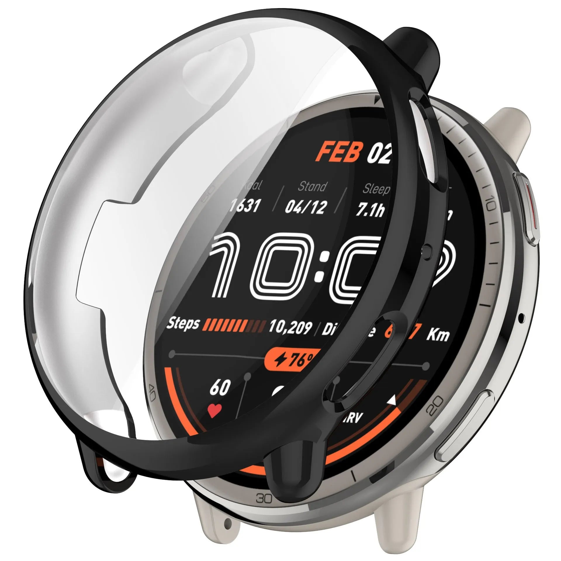 Coque de TPU Amazfit Active 2 (noir)