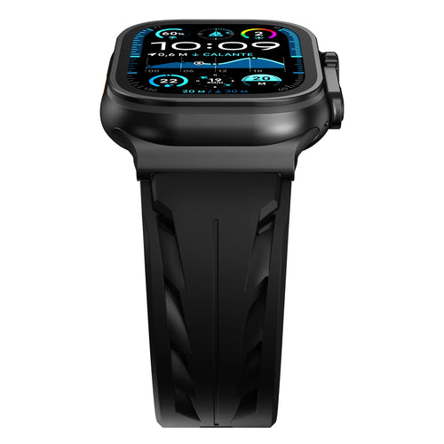 Bracelet silicone race Apple Watch (noir)