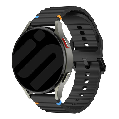 Huawei Watch GT 6 - 46mm Wave Silicone Strap (Black)