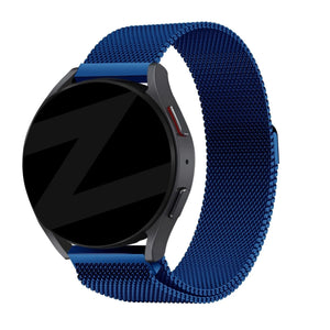 Bandz Bracelet Milanais loop Amazfit Active 2 (bleu)