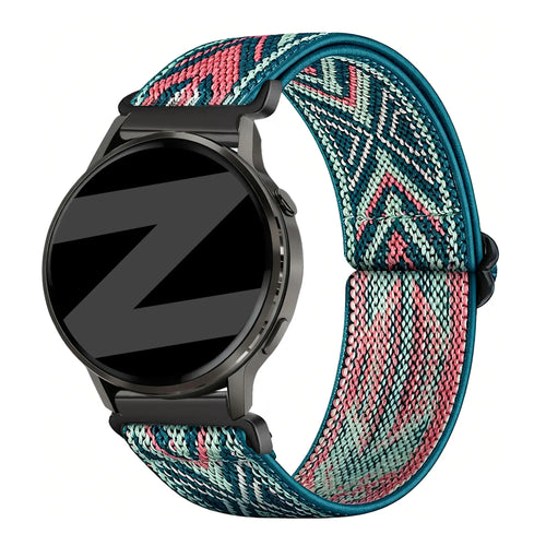Bandz Bracelet nylon élastique Amazfit Cheetah 2 Pro (mélange de bleu)