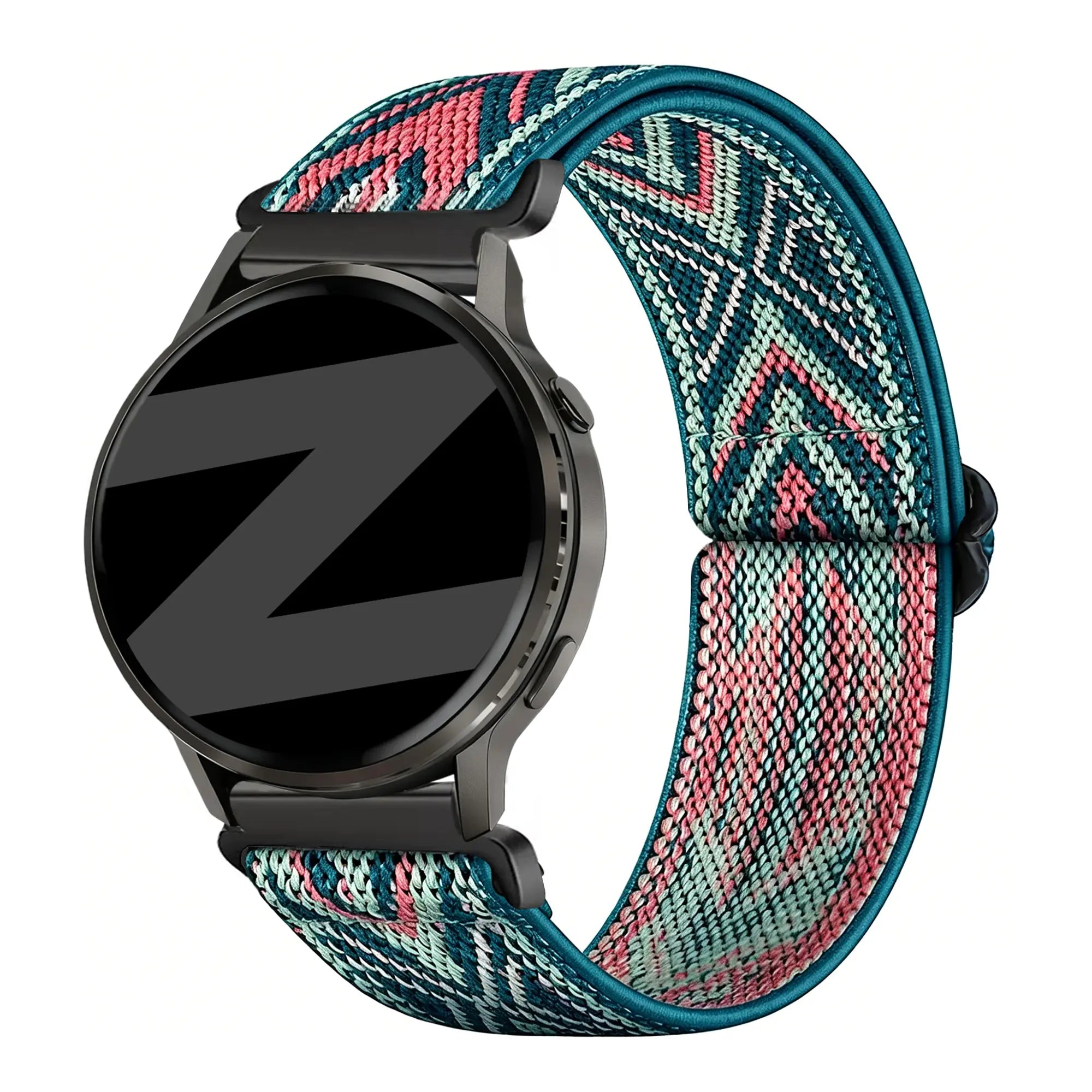 Bandz Bracelet nylon élastique Garmin Venu 2s (mélange de bleu)