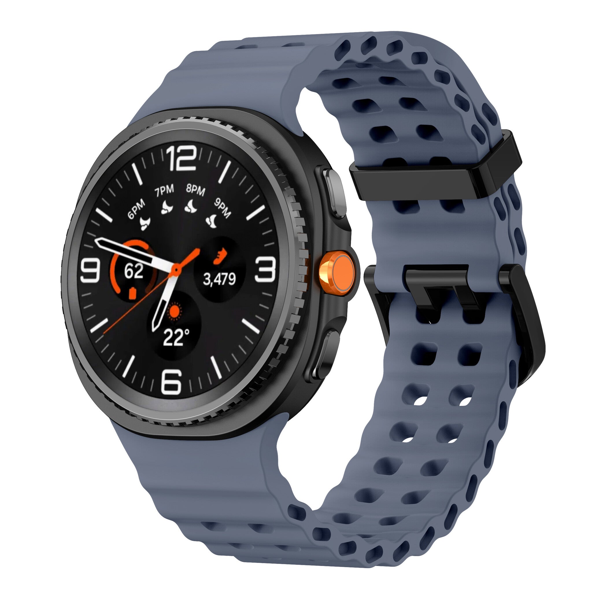 Samsung Galaxy Watch 9 - 40mm Ocean Strap (Grey-Blue)