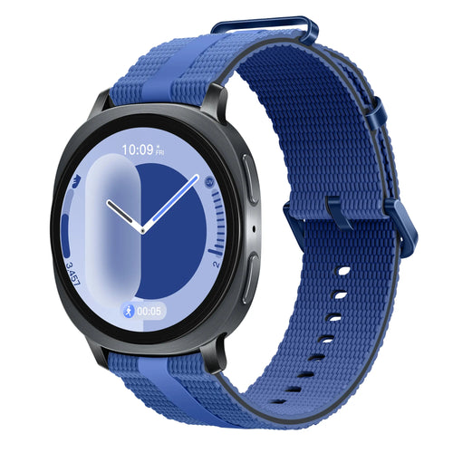 Bracelet active silicone Samsung Galaxy Watch 9 - 44mm (bleu)