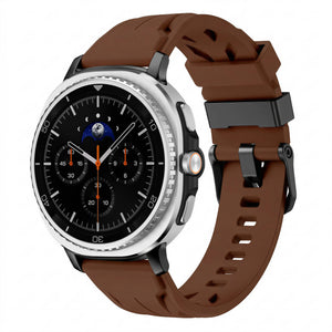 Samsung Galaxy Watch 9 - 40mm Race Silicone Strap (Brown)