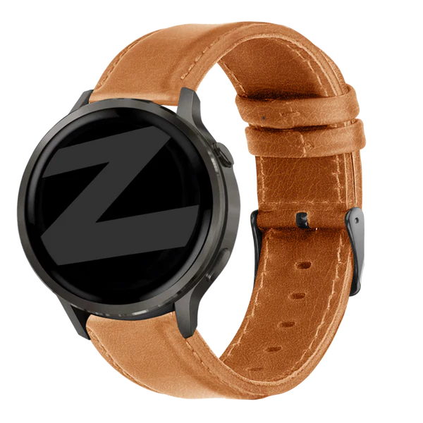 Bandz Bracelet cuir 'Classic' Garmin Forerunner 170 (marron)
