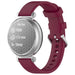 Bracelet silicone classique Pebble Round 2 - 14mm (rouge)