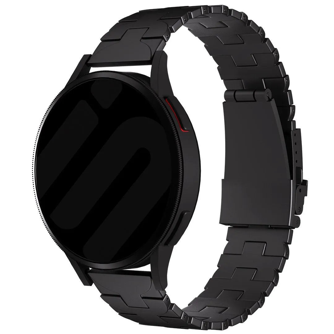 Bracelet titane papillon Oppo Watch X3 (noir)