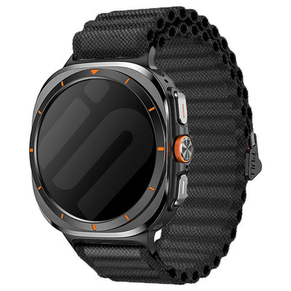 Bracelet nylon Outdoor Samsung Galaxy Watch Ultra 2 (noir)