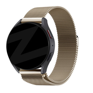 Bandz Bracelet milanais Loop Garmin Vivomove Trend (champán or)