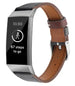 Bracelet cuir Fitbit Charge 4 (noir)
