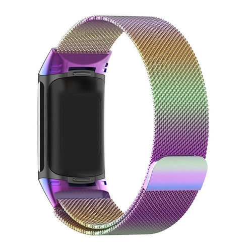 Milanese Strap, on a watch, 3/4 front view