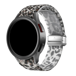 Bracelet brille dans le noir à fermoir Samsung Galaxy Watch 4 40mm Léopard