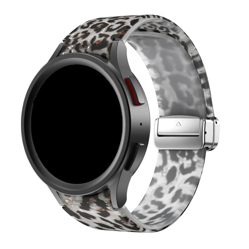 Bracelet brille dans le noir à fermoir Samsung Galaxy Watch 4 40mm Léopard