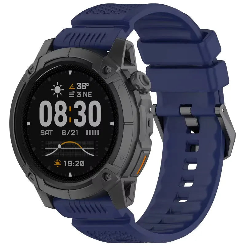 Bracelet silicone Coros Nomad (bleu foncé)