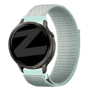 Bandz Garmin Venu SQ 2 Nylon Loop Strap (Light Cyan)