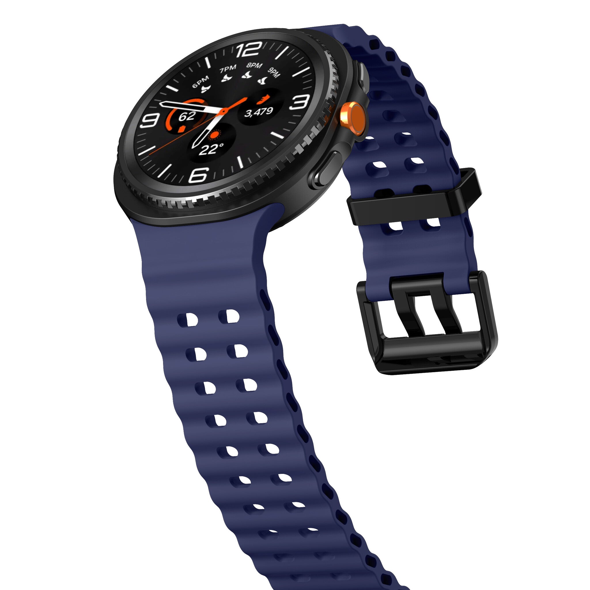 Bracelet Ocean Samsung Galaxy Watch 9 - 44mm (bleu foncé)