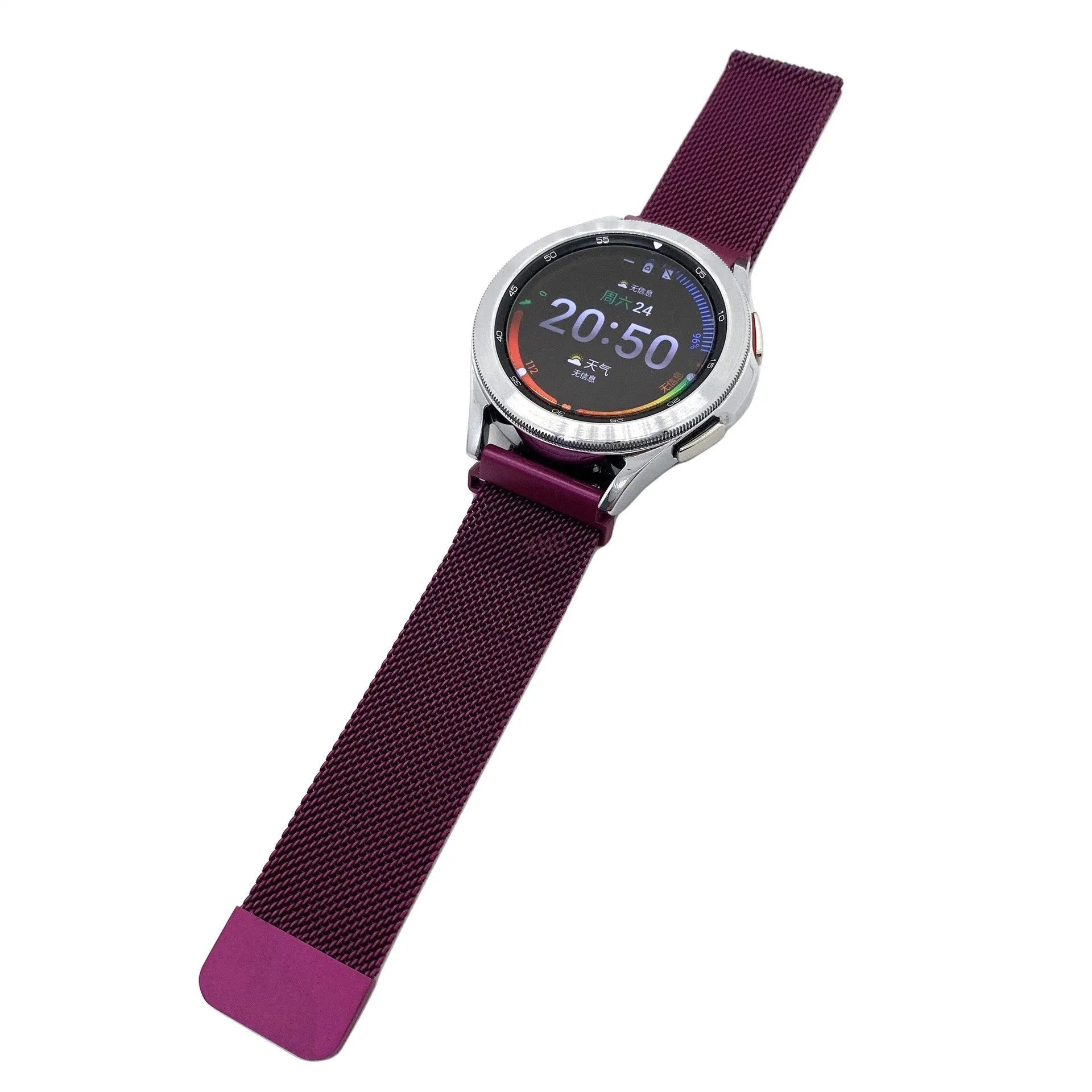 Bracelet milanais Oppo Watch S (violet)