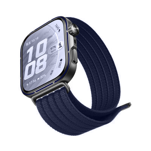 Bracelet nylon ultra fine Huawei Watch Fit 5 Pro (bleu foncé)