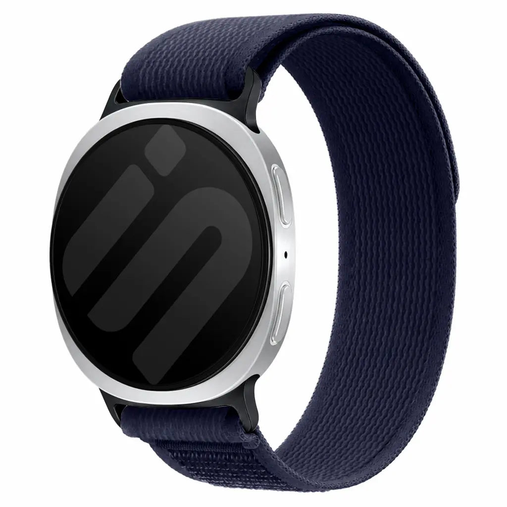 Bracelet nylon trail Samsung Galaxy Watch 8 - 40mm (bleu foncé)