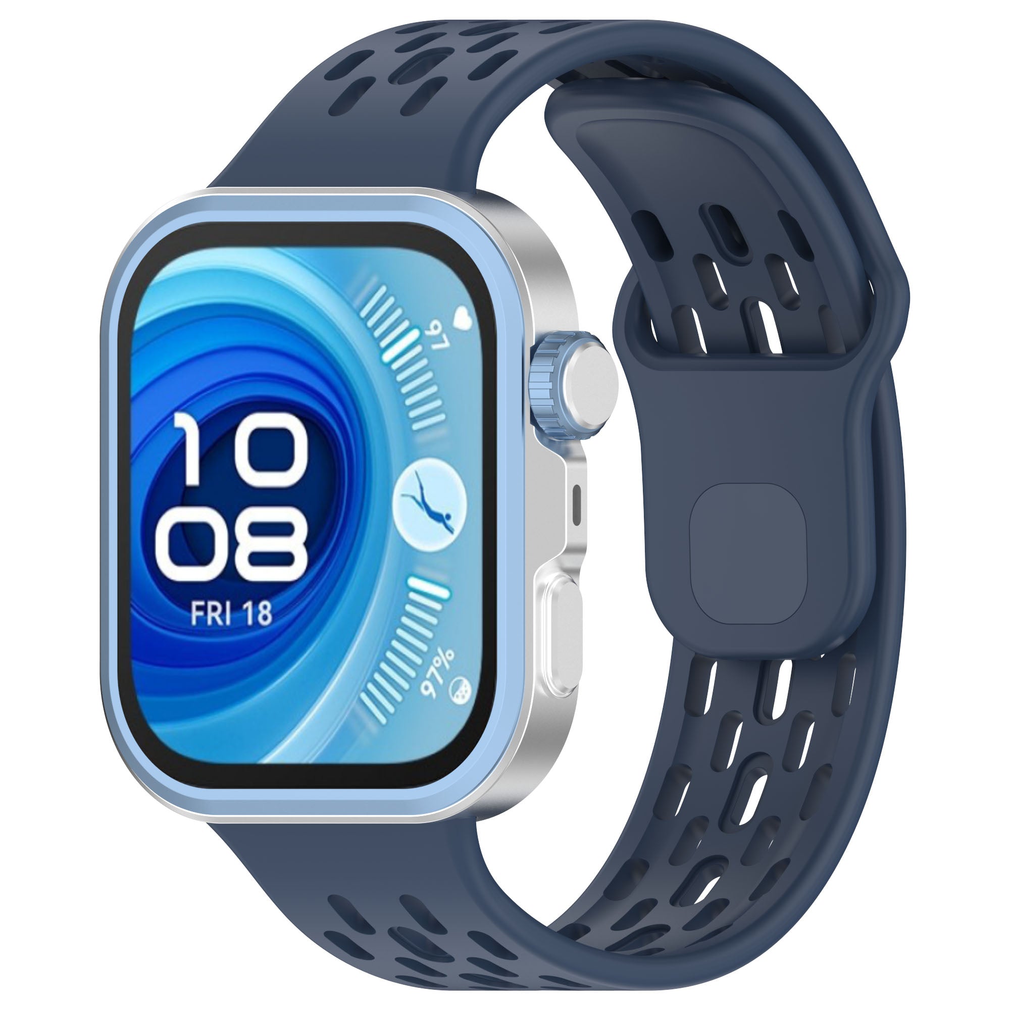 Bracelet air silicone Huawei Watch Fit 5 (bleu foncé)