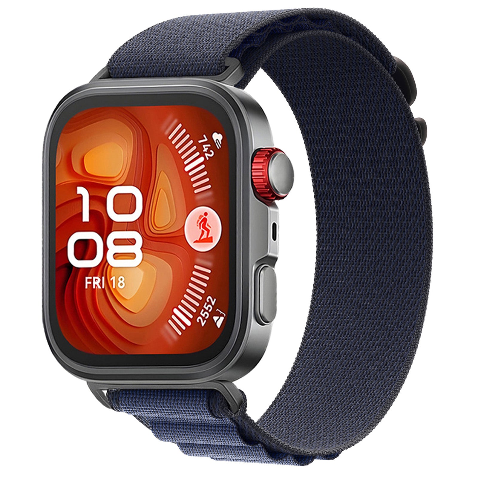 Bracelet Alpine nylon Huawei Watch Fit 5 Pro (bleu foncé)