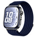 Bracelet nylon ultra fine Huawei Watch Fit 5 Pro (bleu foncé)