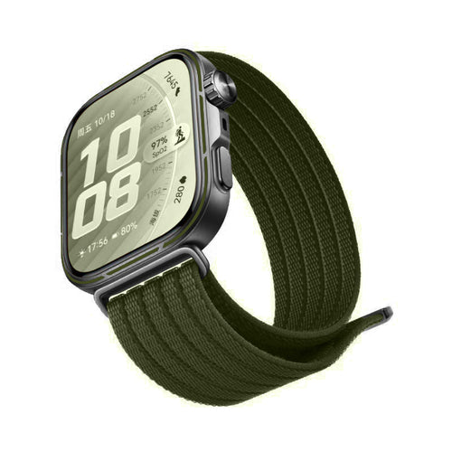Bracelet nylon ultra fine Huawei Watch Fit 5 Pro (vert foncé)