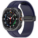Bracelet sport avec D-buckle Samsung Galaxy Watch Ultra (bleu foncé)