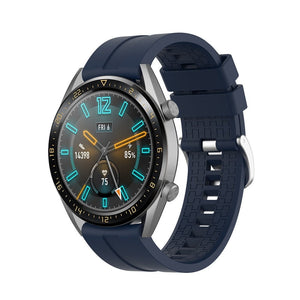 Bracelet silicone extrème Huawei Watch Ultimate (bleu foncé)