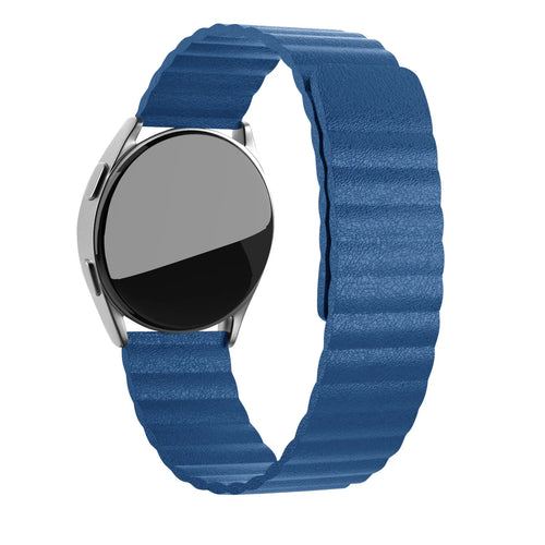 Amazfit GTR Mini Leather Loop Strap (Dark Blue)