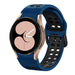 Bracelet sport carré Samsung Galaxy Watch 4 44mm (bleu foncé/noir)