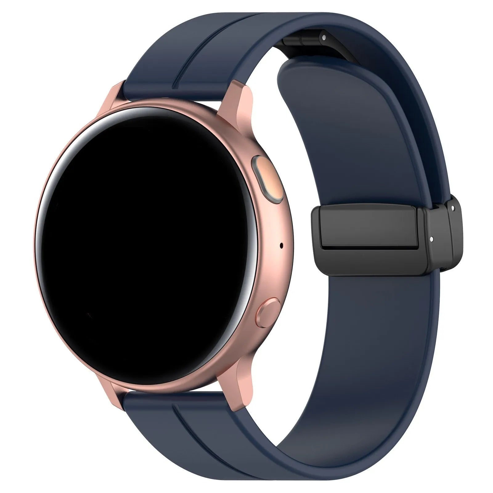 Bracelet silicone avec boucle Amazfit Bip U (Pro) (bleu foncé)